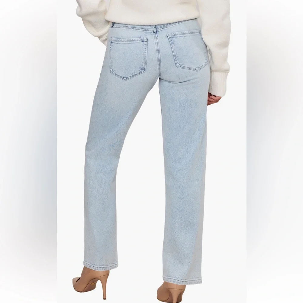 Good American Good Boy Straight Jeans - Picture 2 of 6